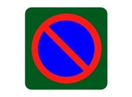 F20 · Parkering forbudt · 10x10 cm.