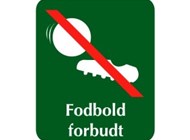 F29 · Boldspil forbudt · 10x12 cm.